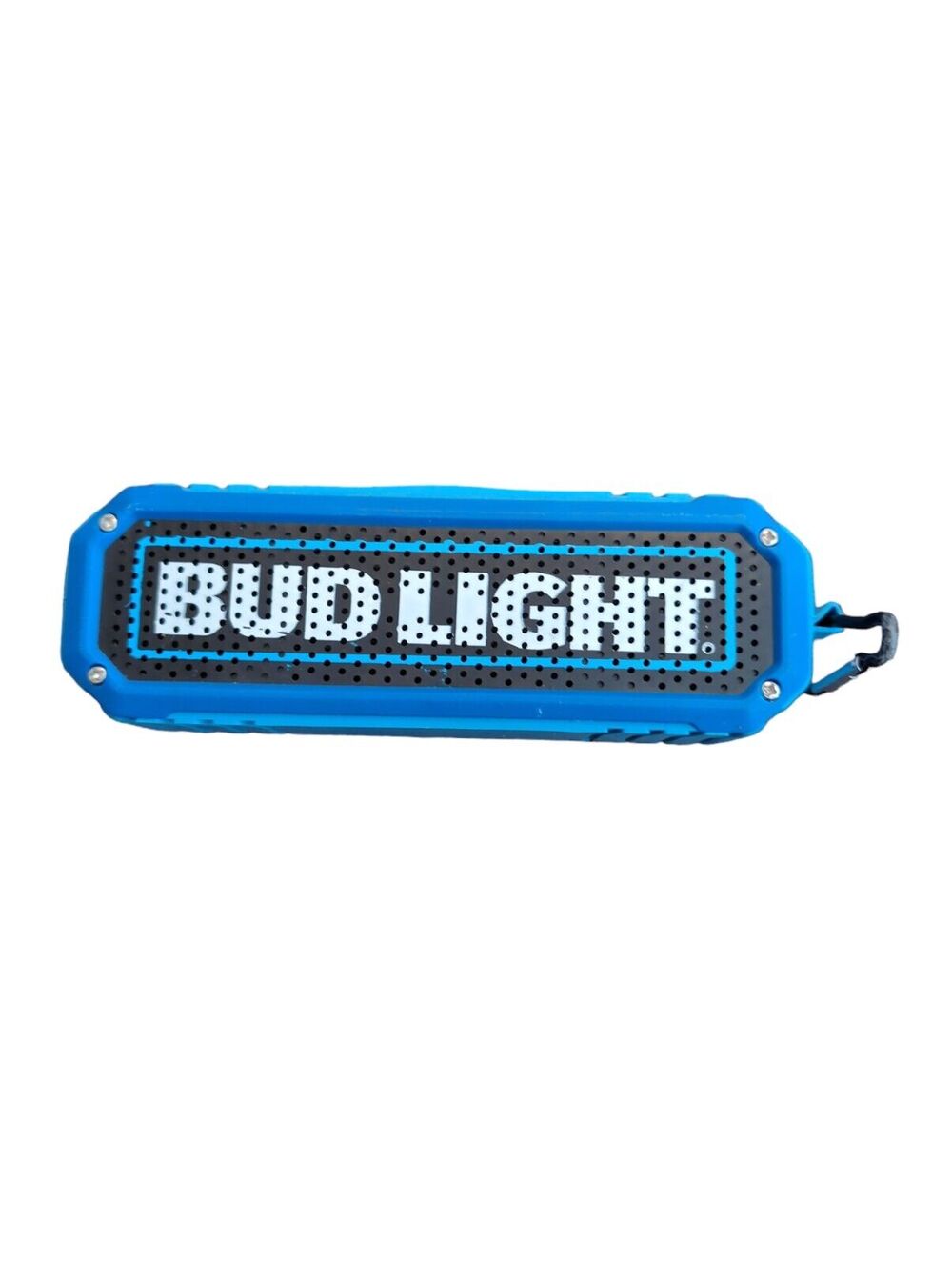 Bud Light Rugged Bluetooth Speaker Wireless Shock Proof w/LED Flashlight 17
